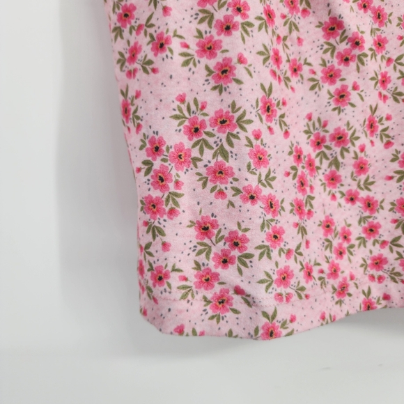 Evolution and Creation Floral Cropped Workout Tank Sports Bra - Picture 4 of 5